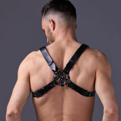 KinkHarness Harnais avec Laisse Harneep Noir